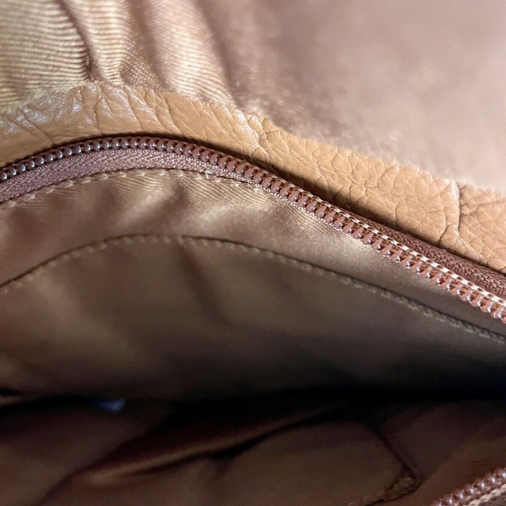Next 100% Leather Brown Buckle Strap Crossbody Bag - Picture 5 of 7